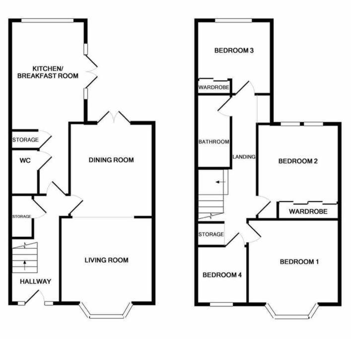 Spacious 4 Bed Rooms, Parking, Garden And Near Parks, Beaches And University Bournemouth Buitenkant foto